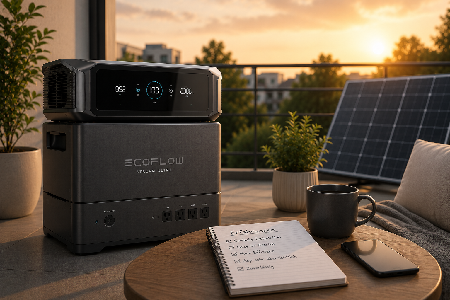 EcoFlow STREAM Ultra Erfahrungen: Lohnt sich der Balkonspeicher?
