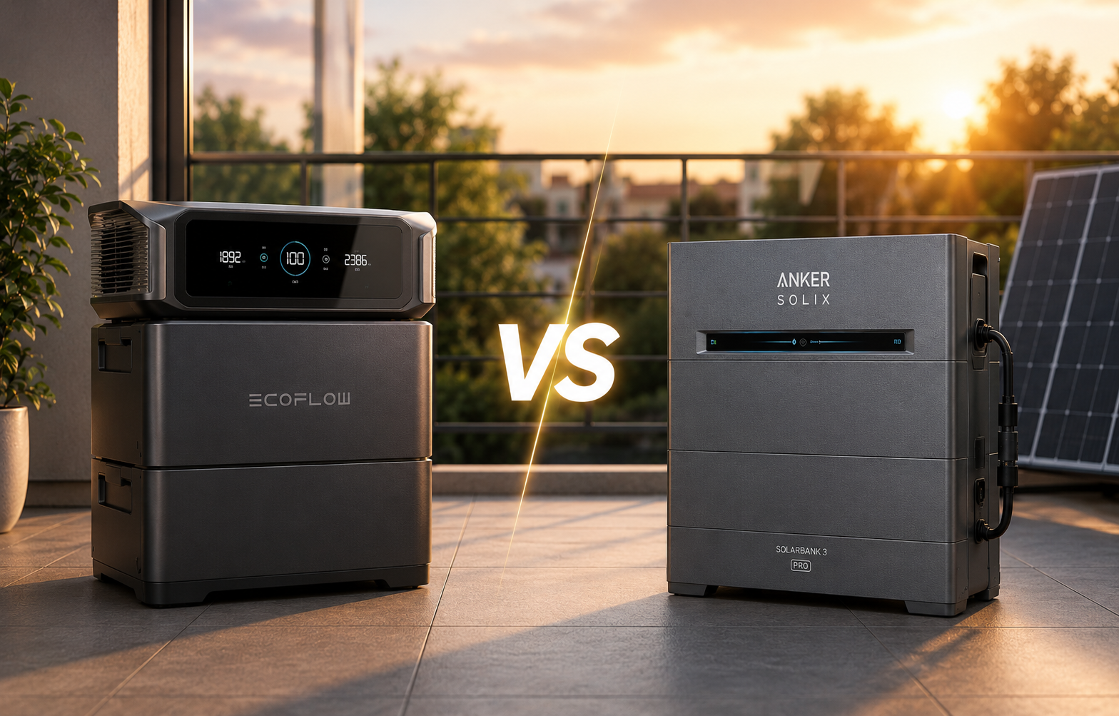 EcoFlow vs Anker: Welcher Balkonspeicher ist die bessere Wahl?
